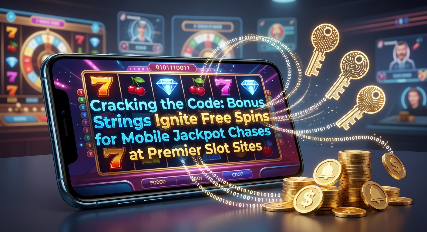 Vibrant mobile slot screen displaying bonus code activation and spinning reels chasing a progressive jackpot