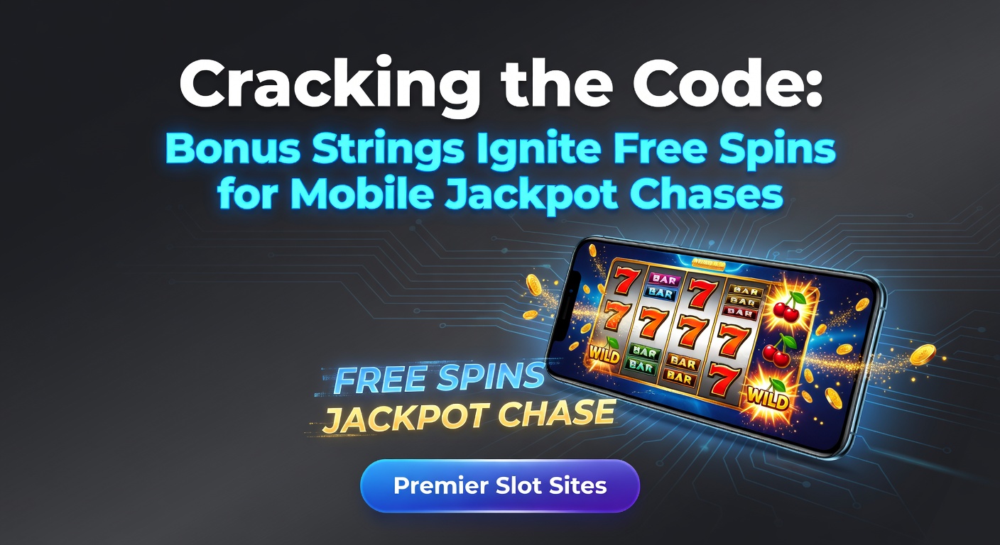 Close-up of a smartphone showing a bonus string entry field activating free spins on a glowing jackpot slot machine