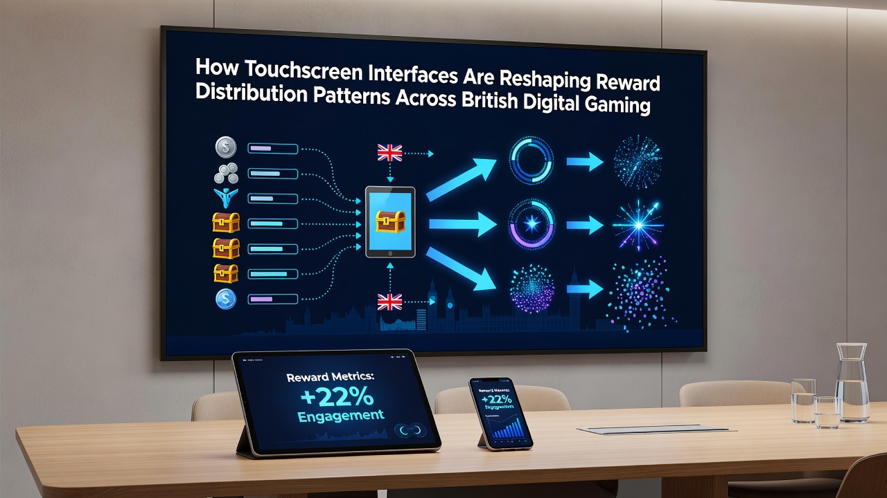 Close-up of a mobile touchscreen displaying reward distribution animations during gameplay