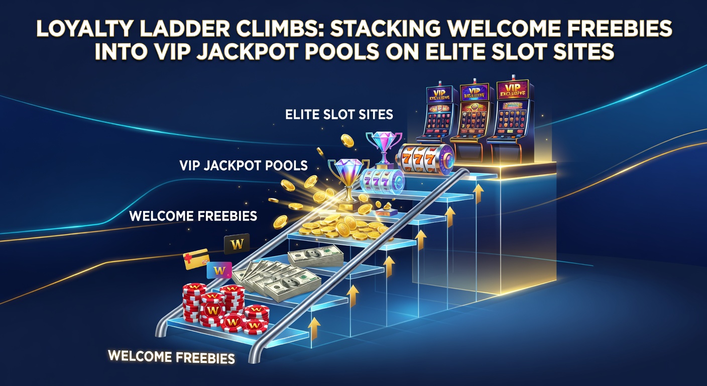 Vibrant visualization of stacked bonus icons climbing toward a VIP jackpot pool on an elite slot platform dashboard