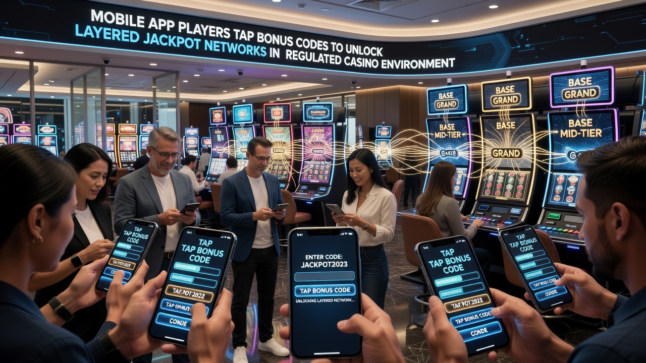Players engaging with mobile jackpot features through bonus codes