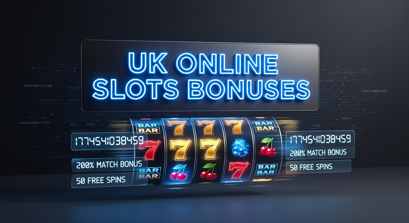 Vibrant online slot reels with glowing bonus symbols and free spin icons highlighting UK casino promotions