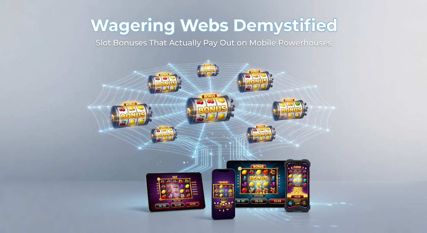 Illustration of a slot machine on a mobile device exploding with coins and bonus icons, representing no-wager bonuses leading to instant payouts